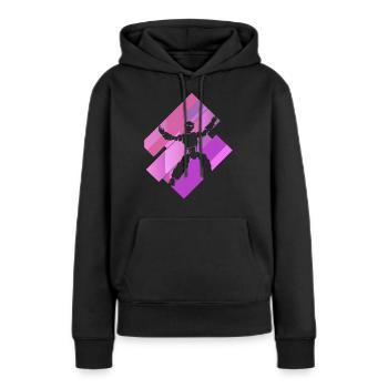 Tanzen Foxtrott - Frauen Premium Bio Hoodie - Schwarz - Vorne - Julia (174cm)
