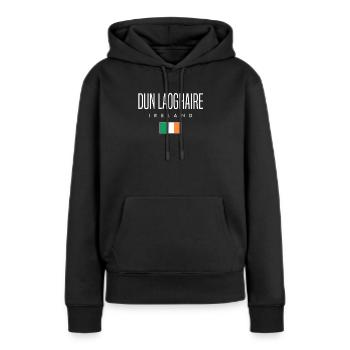 Dun Laoghaire Irland - Frauen Premium Bio Hoodie - Schwarz - Vorne - Julia (174cm)
