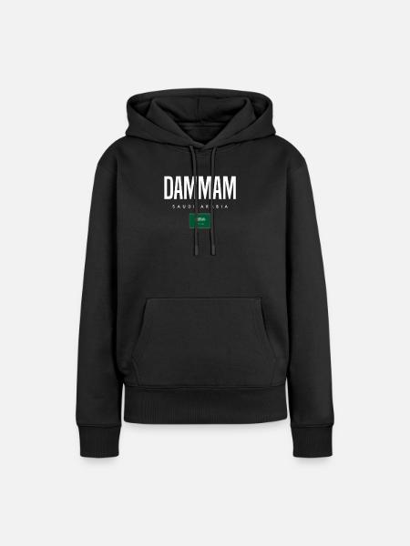 Dammam Saudi-Arabien - Frauen Premium Bio Hoodie - Schwarz