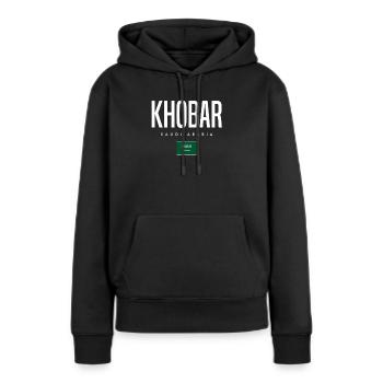 Khobar Saudi-Arabien - Frauen Premium Bio Hoodie - Schwarz - Vorne - Julia (174cm)