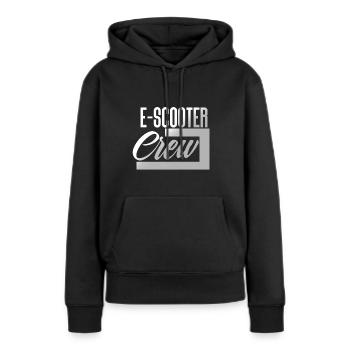 E Scooter Scooter Scooter Scooter électrique - Sweat à capuche Premium bio Femme - noir - Devant - Julia (174cm)