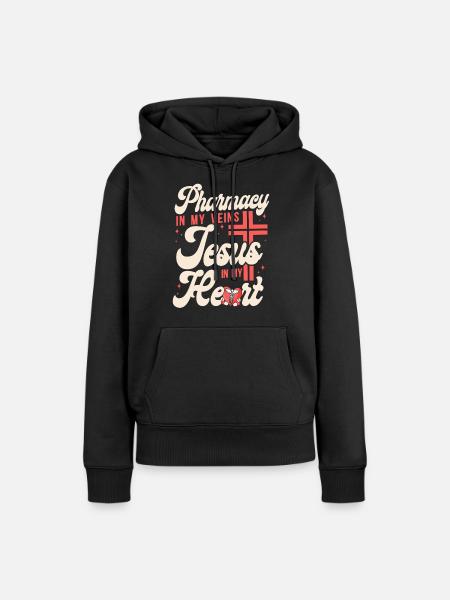 Pharmacy Tech Technician - Frauen Premium Bio Hoodie - Schwarz