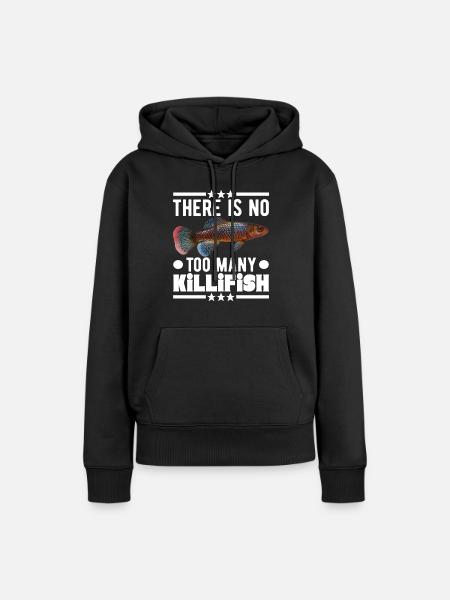 Killifisch Eierlegender Zahnkrapfen Aquarium - Frauen Premium Bio Hoodie - Schwarz