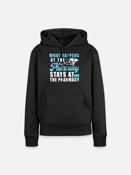 Pharmacy Tech Technician - Frauen Premium Bio Hoodie - Schwarz