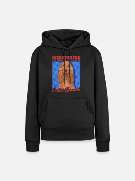 Cocker Spaniel Cocker Spaniel Gift - Women’s Premium Organic Hoodie - black