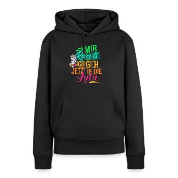 Kita Kindergarten - Frauen Premium Bio Hoodie - Schwarz - Vorne - Julia (174cm)