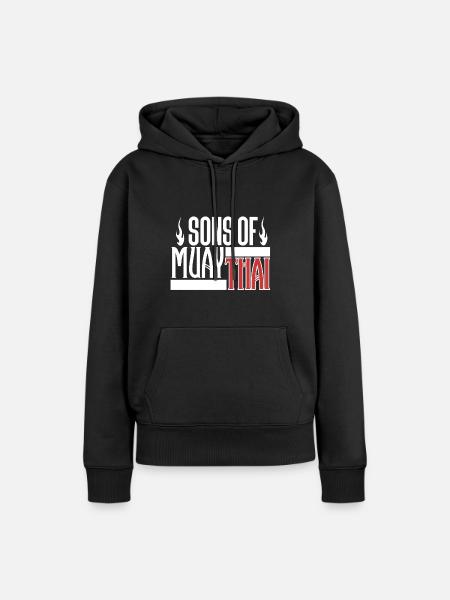 Muay Thai - Frauen Premium Bio Hoodie - Schwarz