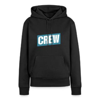 Équipage - Sweat à capuche Premium bio Femme - noir - Devant - Julia (174cm)