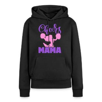 Prost Mama - Frauen Premium Bio Hoodie - Schwarz - Vorne - Julia (174cm)