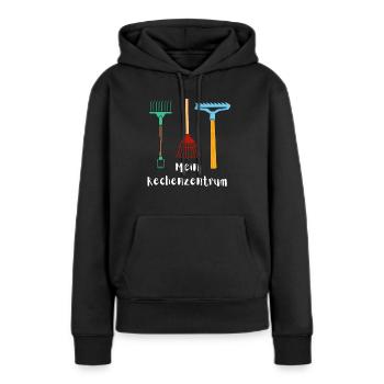 Gartenarbeit - Frauen Premium Bio Hoodie - Schwarz - Vorne - Julia (174cm)