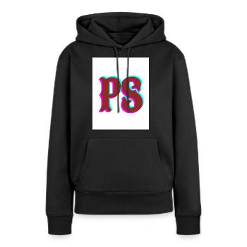 Auto PS - Frauen Premium Bio Hoodie - Schwarz - Vorne - Julia (174cm)