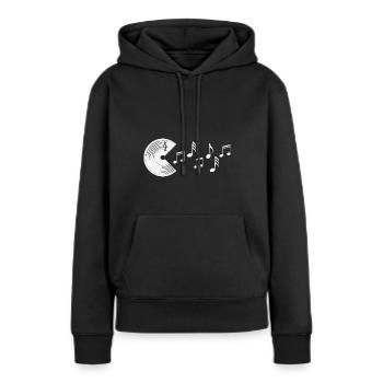 Musical note - Women’s Premium Organic Hoodie - black - Front - Julia (174cm)