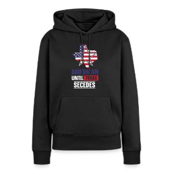 Amerikaner Bis Zur Abspaltung Von Texas Texaner - Frauen Premium Bio Hoodie - Schwarz - Vorne - Julia (174cm)