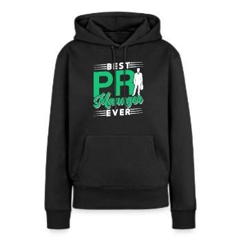 Bester Pr Manager Überhaupt Beruf Public Relations - Frauen Premium Bio Hoodie - Schwarz - Vorne - Julia (174cm)