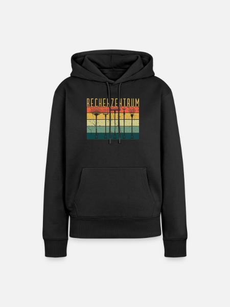 Rechenzentrum Gärtner Baumschule Garten Hobby - Frauen Premium Bio Hoodie - Schwarz