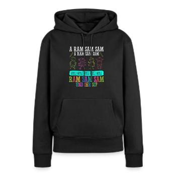 Aramsamsam Guli Gulli Kinderlied Lehrer Erzieher - Frauen Premium Bio Hoodie - Schwarz - Vorne - Julia (174cm)