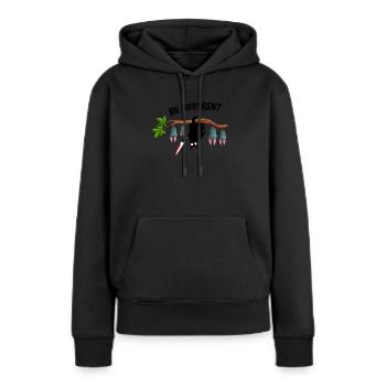 Soyez un chat différent Soyez vous Chat de sensibilisation à l’autisme - Sweat à capuche Premium bio Femme - noir - Devant - Julia (174cm)