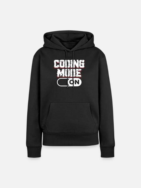 Programmiermodus Ein Coding Coder Programmierer - Frauen Premium Bio Hoodie - Schwarz