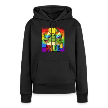 Fierté LGBTQ Christopher Street Day Costume Fierté - Sweat à capuche Premium bio Femme - noir - Devant - Julia (174cm)