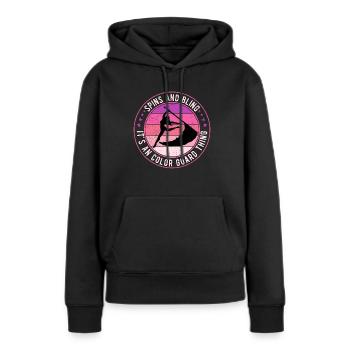 Color Guard Colorguard Farbwächter - Frauen Premium Bio Hoodie - Schwarz - Vorne - Julia (174cm)
