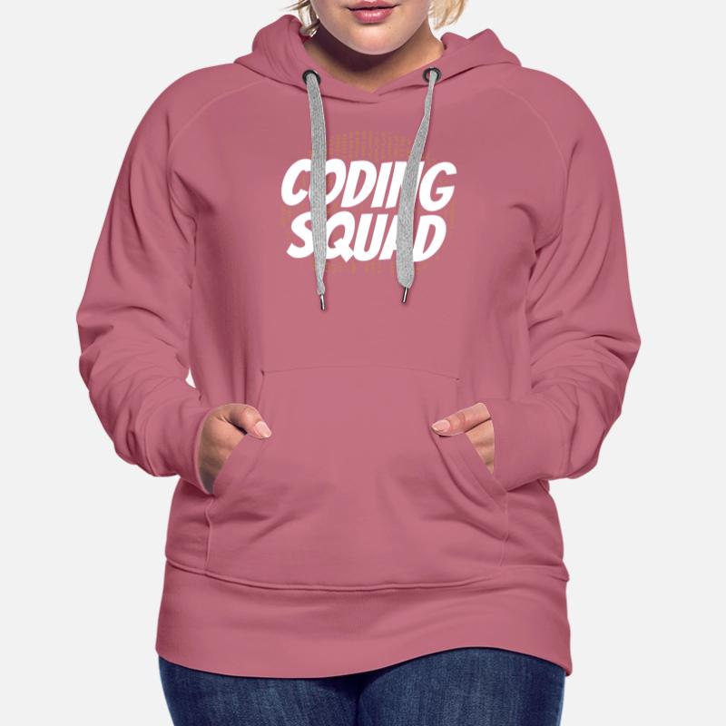 Coding Team Programmierer Programmieren Coder Frauen Premium Bio Hoodie