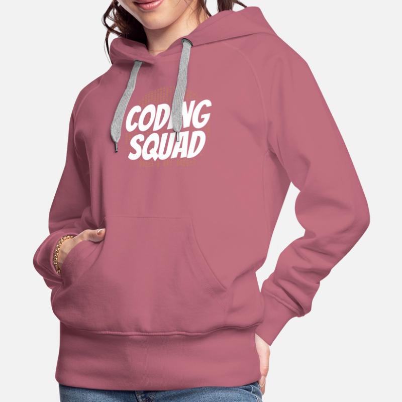 Coding Team Programmierer Programmieren Coder Frauen Premium Bio Hoodie