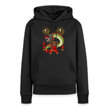 Year of the Ox Lunar New Year Chinese - Women’s Premium Organic Hoodie - black - Front - Julia (174cm)