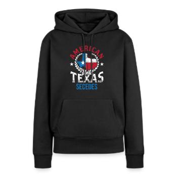 Amerikaner Bis Zur Abspaltung Von Texas Texaner - Frauen Premium Bio Hoodie - Schwarz - Vorne - Julia (174cm)