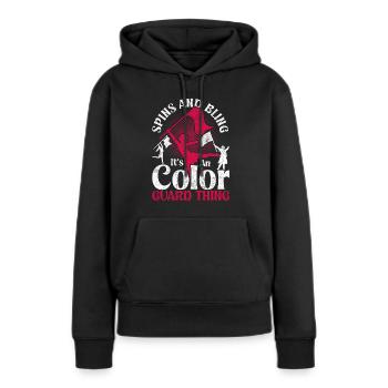 Color Guard Color Guardian - Women’s Premium Organic Hoodie - black - Front - Julia (174cm)