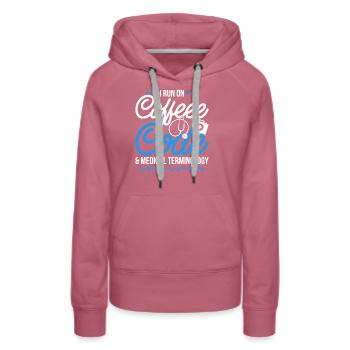 Coding Specialist Coffee, Code & Medical Terminology - Women’s Premium Organic Hoodie - mauve - Front - Isabella (175cm)