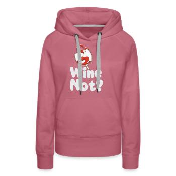 Winzer Wein Spruch für Weinliebhaber - Frauen Premium Bio Hoodie - Malve - Vorne - Isabella (175cm)