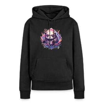 Loutre de mer Loutre Loutre Loutre Loutre Animaux reproducteurs - Sweat à capuche Premium bio Femme - noir - Devant - Julia (174cm)