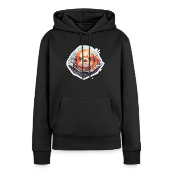 Loutre de mer Loutre Loutre Loutre Loutre Animaux reproducteurs - Sweat à capuche Premium bio Femme - noir - Devant - Julia (174cm)