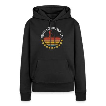 Heute Ist Ein Piep-Tag - Metalldetektor - Frauen Premium Bio Hoodie - Schwarz - Vorne - Julia (174cm)