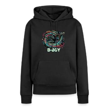 Breakdance Breakdancer Breakdance Enfants - Sweat à capuche Premium bio Femme - noir - Devant - Julia (174cm)