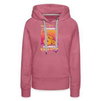 Schlangen Besitzer Schlangenliebhaber - Frauen Premium Bio Hoodie - Malve - Vorne - Isabella (175cm)