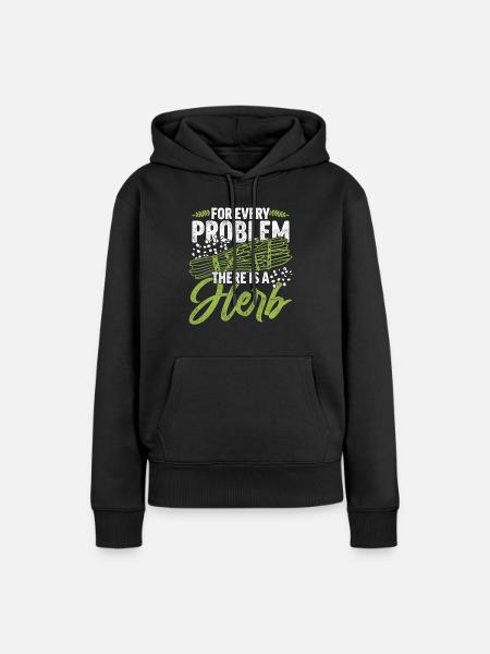 Smudging Wohnung Ausräuchern - Frauen Premium Bio Hoodie - Schwarz