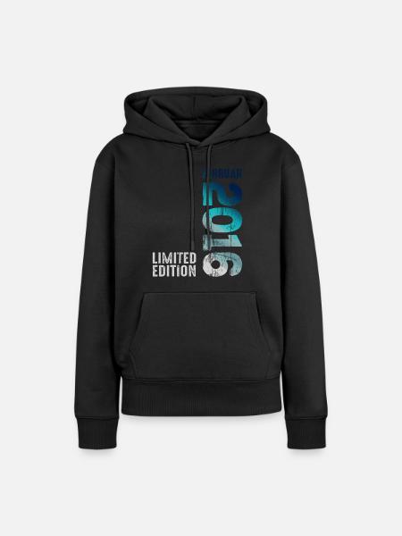 Limited Edition February 2016 Legendär Seit - Frauen Premium Bio Hoodie - Schwarz