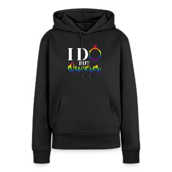 Gay Pride Hochzeit Homo-Ehe - Frauen Premium Bio Hoodie - Schwarz - Vorne - Julia (174cm)