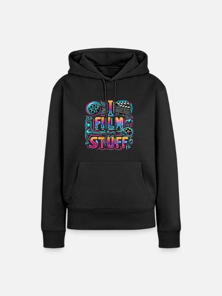 I Film Stuff 15 - Frauen Premium Bio Hoodie - Schwarz