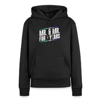 Gay Pride Hochzeit Homo-Ehe - Frauen Premium Bio Hoodie - Schwarz - Vorne - Julia (174cm)