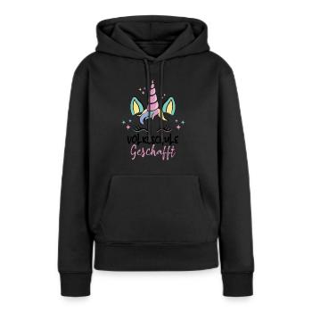 Elementary School Done Unicorn Magic School - Women’s Premium Organic Hoodie - black - Front - Julia (174cm)
