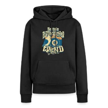 Vogelbeobachtung Ornithologe - Frauen Premium Bio Hoodie - Schwarz - Vorne - Julia (174cm)