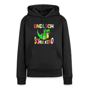 School 1. Grade - Frauen Premium Bio Hoodie - Schwarz - Vorne - Julia (174cm)