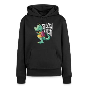 School 1. Grade - Frauen Premium Bio Hoodie - Schwarz - Vorne - Julia (174cm)