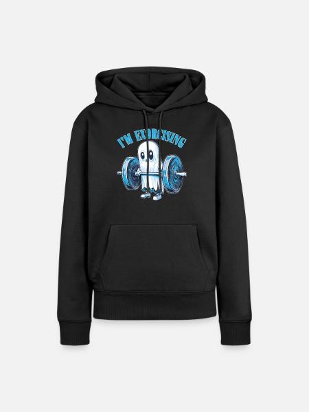 I'm Exorcising 2 - Women’s Premium Organic Hoodie - black