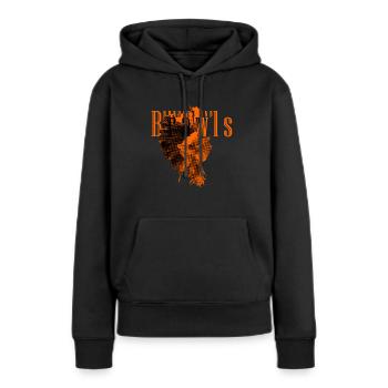 Betta Fish Bubbles And Brawls - Women’s Premium Organic Hoodie - black - Front - Julia (174cm)