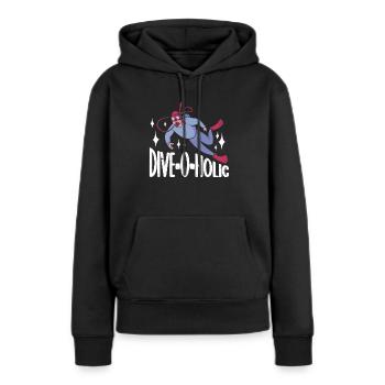 Scuba Diving Diver - Frauen Premium Bio Hoodie - Schwarz - Vorne - Julia (174cm)