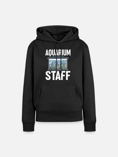 Aquarium Fish Tank Aquarist - Frauen Premium Bio Hoodie - Schwarz