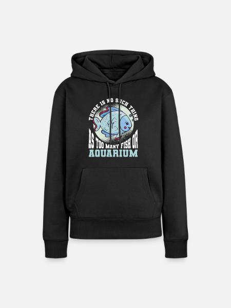 Aquarium Fish Tank Aquarist - Frauen Premium Bio Hoodie - Schwarz